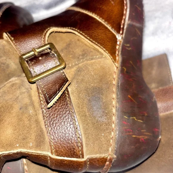 El Naturalista Leather & Suede Ankle Boots women's size l0 - Picture 10 of 11